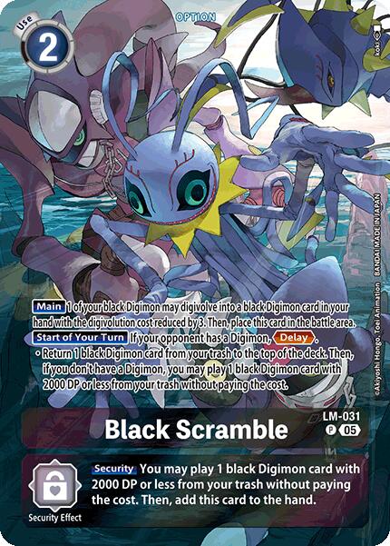 Image of Black Scramble [LM-031] (Alternate Art) [Starter Deck: Protector of Light]
