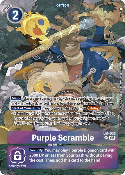 Image of Purple Scramble [LM-032] (Alternate Art) [Starter Deck: Protector of Light]
