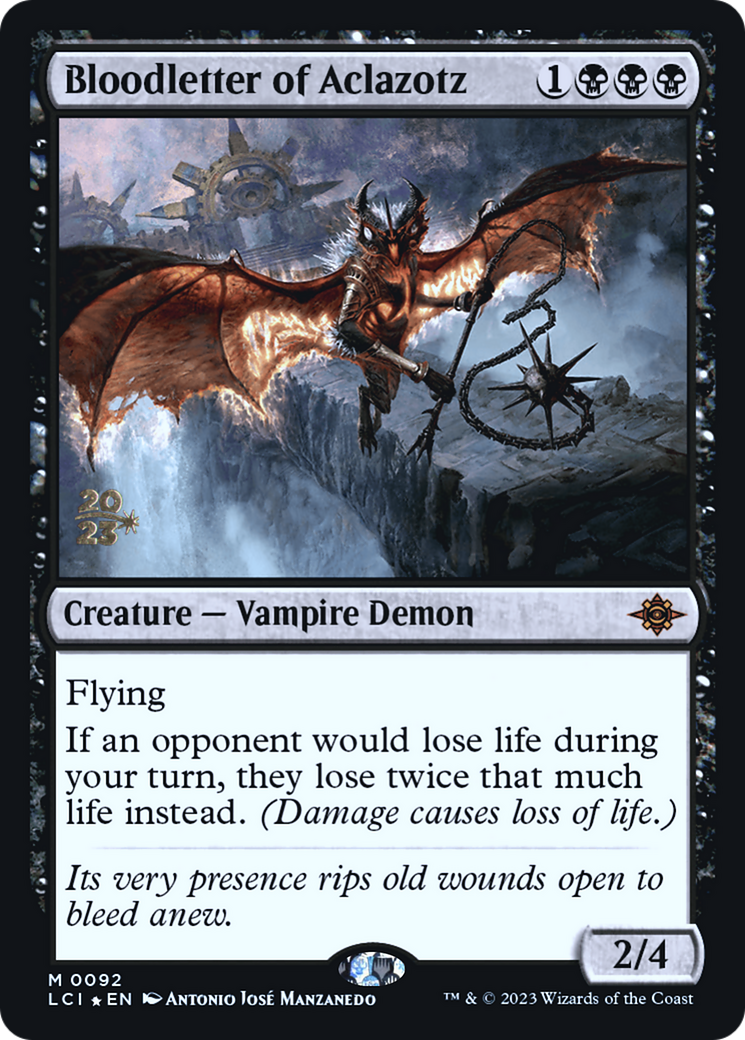Image of Bloodletter of Aclazotz [The Lost Caverns of Ixalan Prerelease Cards]