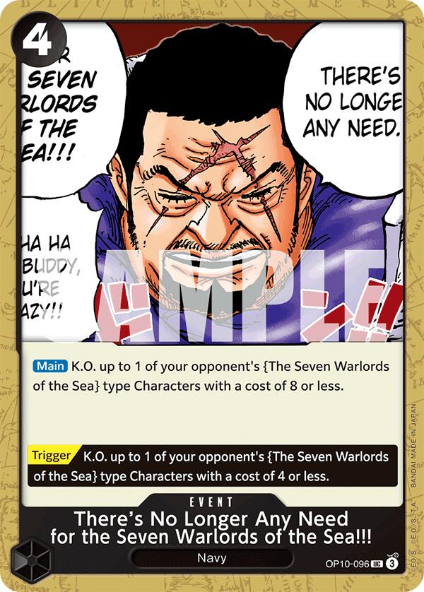 Image of There's No Longer Any Need for the Seven Warlords of the Sea!!! [Royal Blood]
