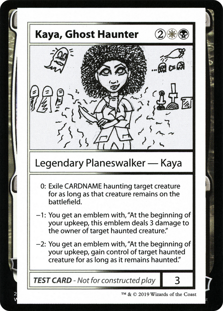 Image of Kaya, Ghost Haunter (2021 Edition) [Mystery Booster Playtest Cards]