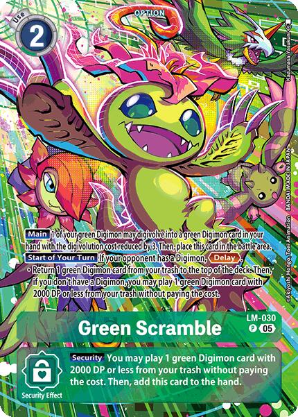 Image of Green Scramble [LM-030] (Alternate Art) [Starter Deck: Hero of Hope]