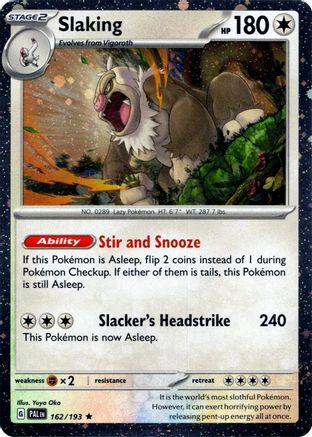 Image of Slaking (162/193) (Cosmos Holo) [Scarlet & Violet: Paldea Evolved]