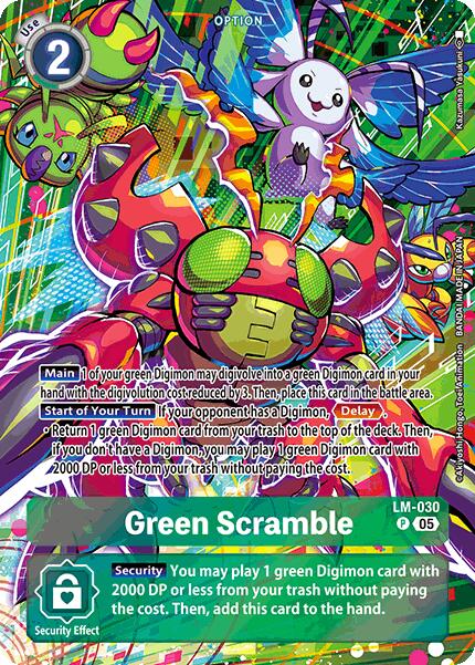 Image of Green Scramble [LM-030] (Alternate Art) [Starter Deck: Protector of Light]