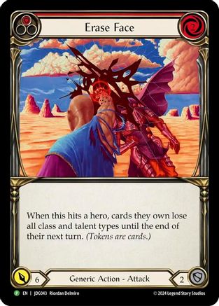 Image of Erase Face [JDG043] (Promo)  Cold Foil