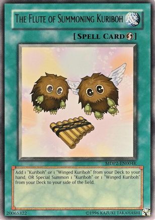 Image of The Flute of Summoning Kuriboh (Redemption Replacement) [MDP2-EN004K] Rare