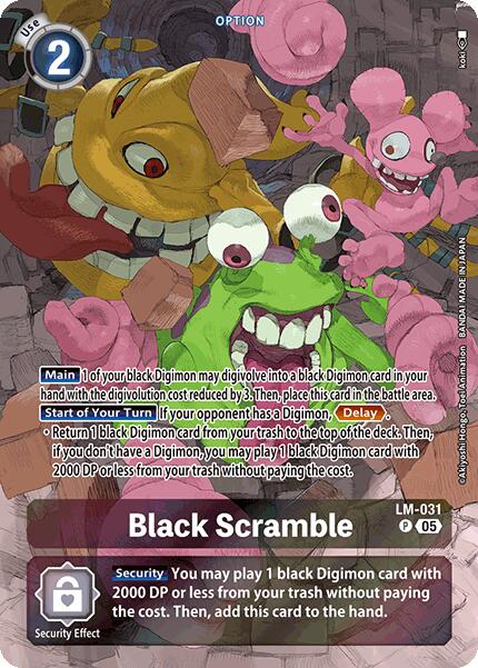 Image of Black Scramble [LM-031] (Alternate Art) [Starter Deck: Hero of Hope]