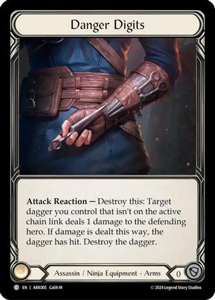 Image of Danger Digits [ARK005] (The Hunted Arakni Blitz Deck)