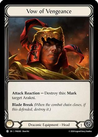 Image of Vow of Vengeance [FNG003] (The Hunted Fang Blitz Deck)
