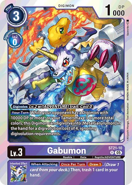 Image of Gabumon [ST21-10] [Starter Deck: Hero of Hope]