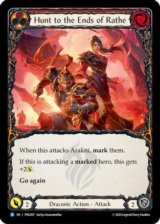 Image of Hunt to the Ends of Rathe [FNG007] (The Hunted Fang Blitz Deck)