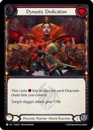 Image of Dynastic Dedication (Red) [FNG011] (The Hunted Fang Blitz Deck)