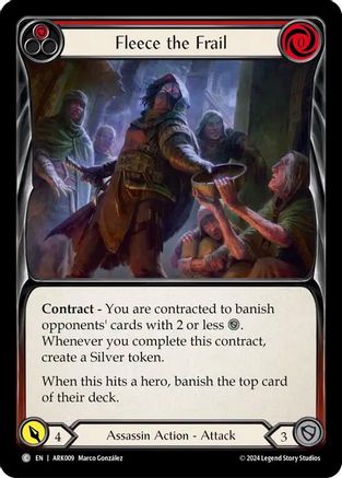 Image of Fleece the Frail (Red) [ARK009] (The Hunted Arakni Blitz Deck)