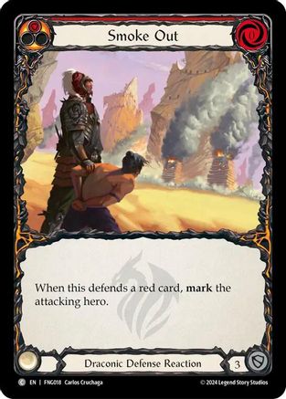 Image of Smoke Out (Red) [FNG018] (The Hunted Fang Blitz Deck)