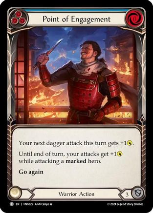 Image of Point of Engagement (Blue) [FNG025] (The Hunted Fang Blitz Deck)