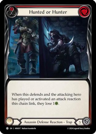 Image of Hunted or Hunter (Red) [ARK017] (The Hunted Arakni Blitz Deck)