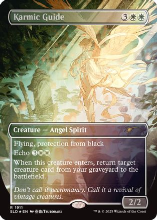 Image of Karmic Guide (1911) (Rainbow Foil) [Secret Lair Drop Series]