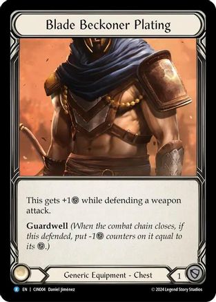Image of Blade Beckoner Plating [CIN004] (The Hunted Cindra Blitz Deck)