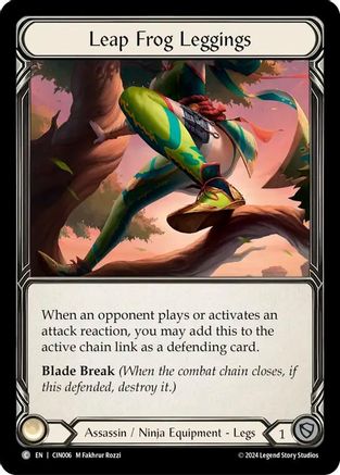 Image of Leap Frog Leggings [CIN006] (The Hunted Cindra Blitz Deck)