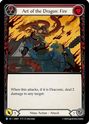 Image of Art of the Dragon: Fire (CIN007) - Blitz Deck: The Hunted - Cindra