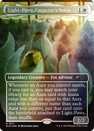 Image of Light-Paws, Emperor's Voice (Rainbow Foil) [Secret Lair Drop Series]