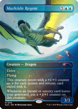 Image of Murktide Regent (Rainbow Foil) [Secret Lair Drop Series]