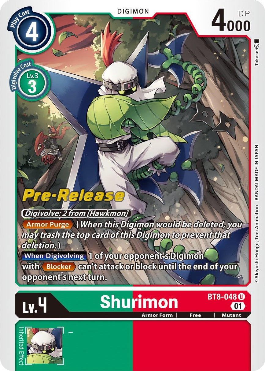 Image of Shurimon [BT8-048] [New Awakening Pre-Release Cards]