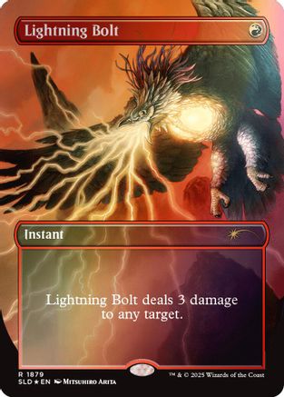 Image of Lightning Bolt (1879) (Rainbow Foil) [Secret Lair Drop Series]