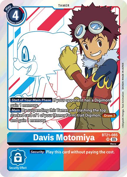 Image of Davis Motomiya [BT21-085] [World Convergence]