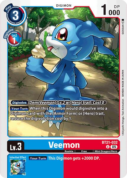 Image of Veemon [BT21-032] [World Convergence]