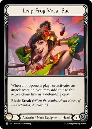 Image of Leap Frog Vocal Sac (WOD003) - Blitz Deck: The Hunted - Arakni, Web of Deceit