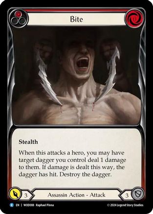 Image of Bite (Red) [WOD008] (The Hunted Arakni, Web of Deceit Blitz Deck)