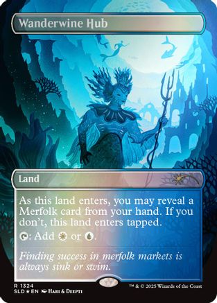 Image of Wanderwine Hub (Rainbow Foil) [Secret Lair Drop Series]