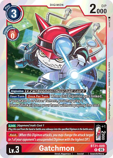 Image of Gatchmon [BT21-009] [World Convergence]