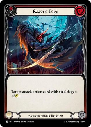Image of Razor's Edge (Red) [WOD013] (The Hunted Arakni, Web of Deceit Blitz Deck)