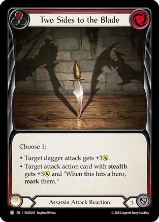 Image of Two Sides to the Blade [WOD015] (The Hunted Arakni, Web of Deceit Blitz Deck)