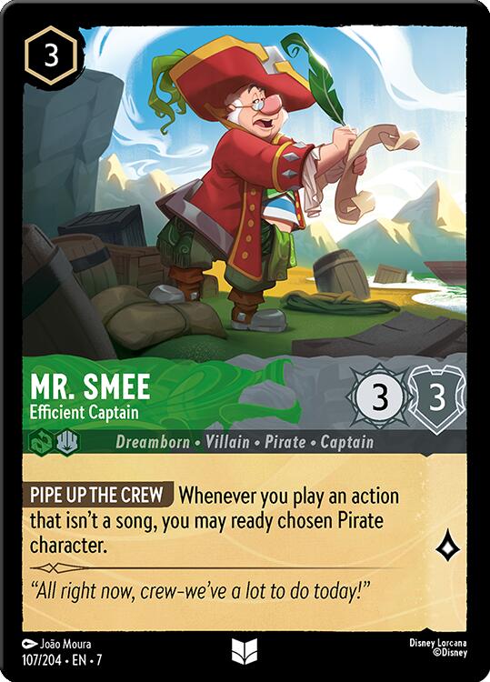 Image of Mr. Smee - Efficient Captain (107/204) [Archazia's Island]