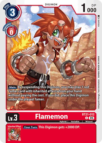 Image of Flamemon [BT21-012] [World Convergence]