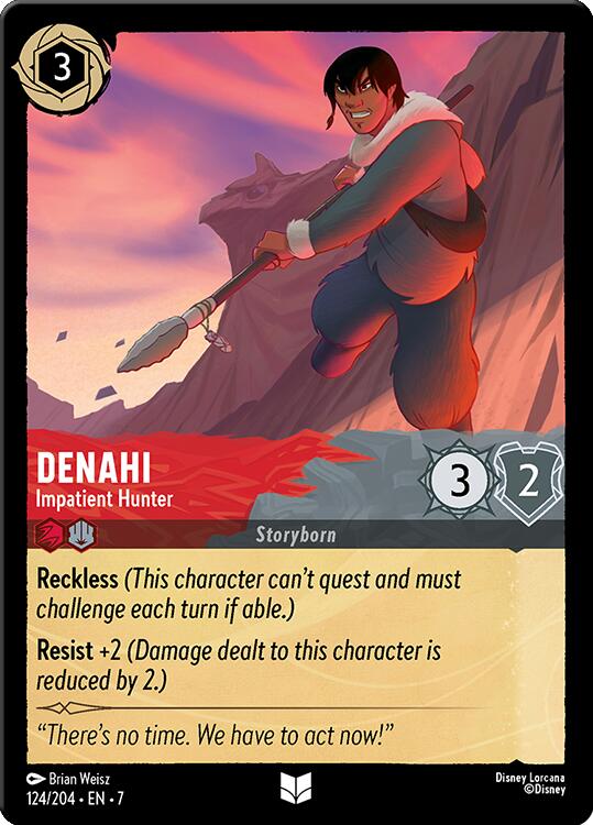 Image of Denahi - Impatient Hunter (124/204) [Archazia's Island]
