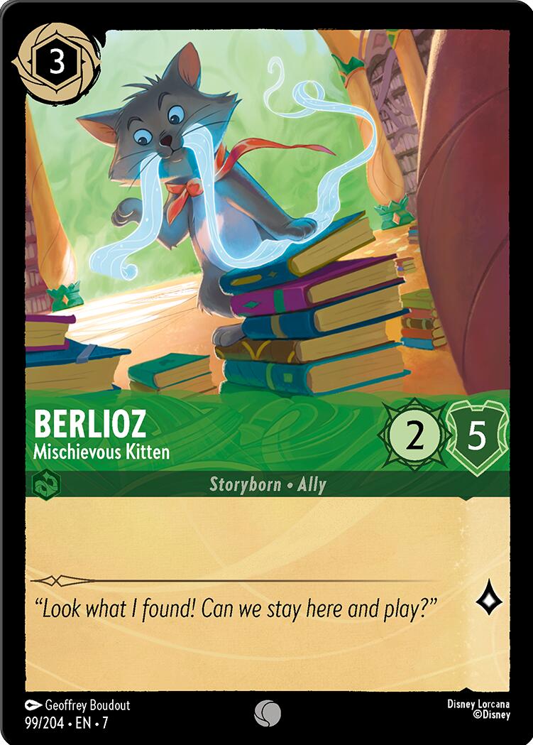 Image of Berlioz - Mischievous Kitten (99/204) [Archazia's Island]