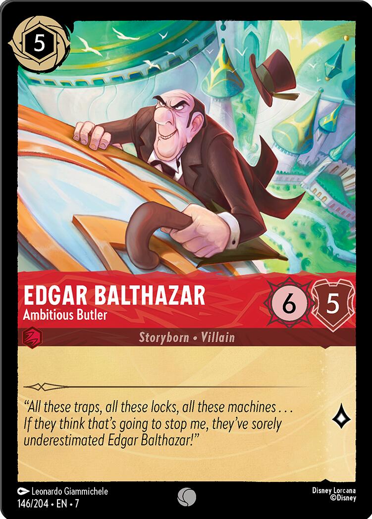 Image of Edgar Balthazar - Ambitious Butler (146/204) [Archazia's Island]
