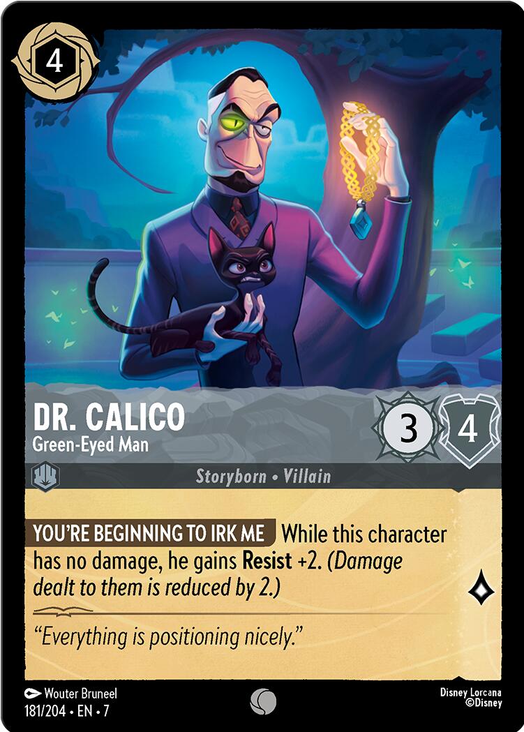 Image of Dr. Calico - Green-Eyed Man (181/204) [Archazia's Island]