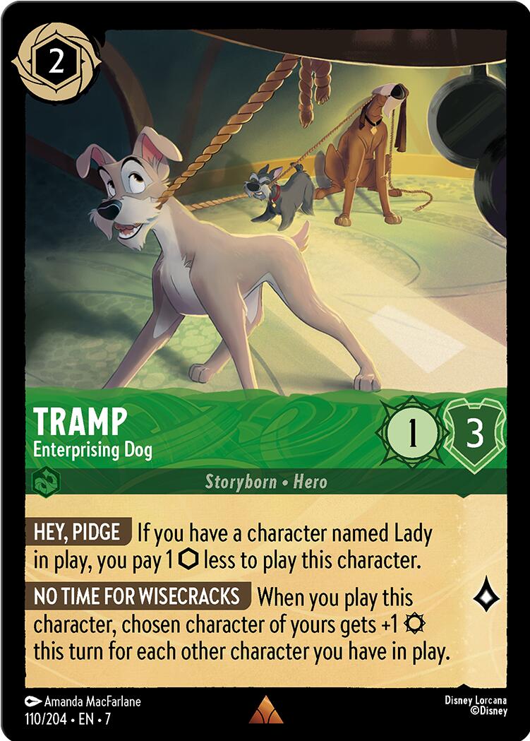 Image of Tramp - Enterprising Dog (110/204) [Archazia's Island]