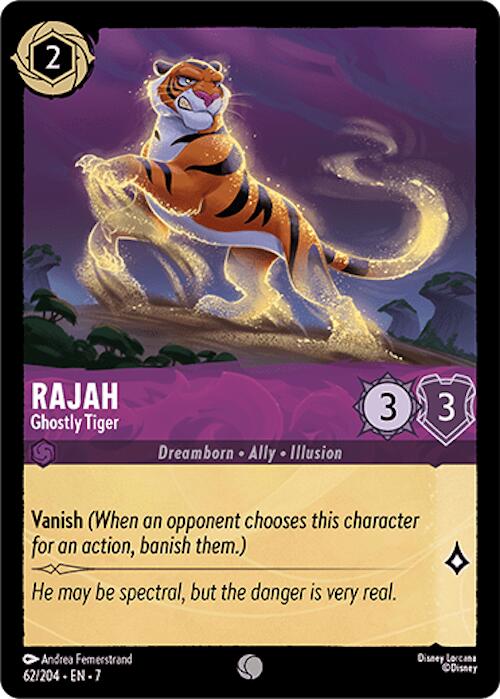 Image of Rajah - Ghostly Tiger (62/204) [Archazia's Island]