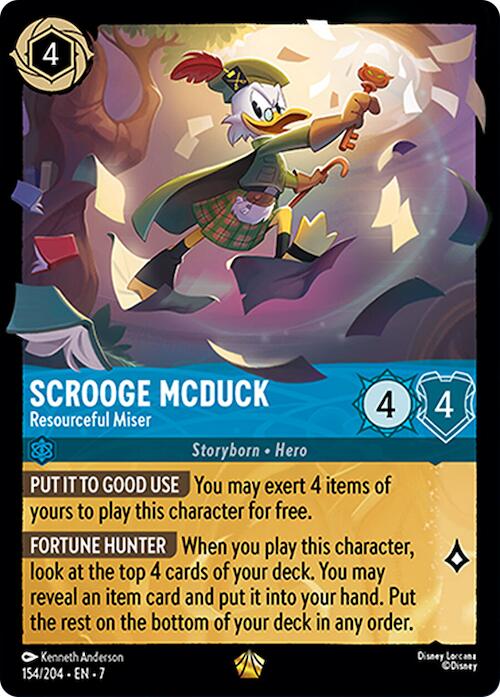 Image of Scrooge McDuck - Resourceful Miser (154/204) [Archazia's Island]