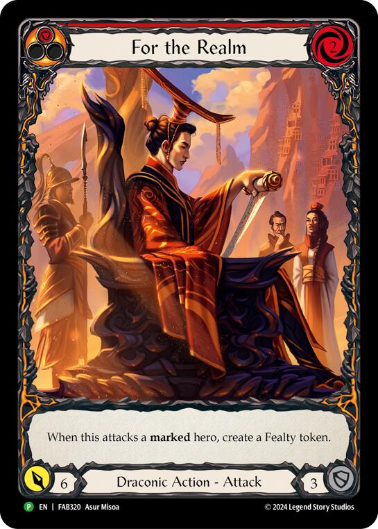 Image of For the Realm [FAB320] (Promo)  Rainbow Foil