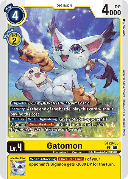 Image of Gatomon [ST20-05] [Starter Deck: Protector of Light]