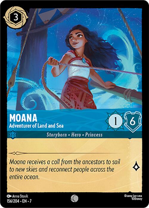 Image of Moana - Adventurer of Land and Sea (156/204) [Archazia's Island]