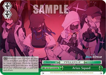 Image of Arius Squad (BAV/W112-E076R RRR) [Blue Archive]