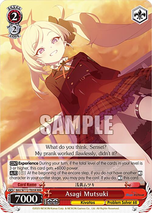 Image of Asagi Mutsuki (BAV/W112-TE05RRR RRR) [Blue Archive]